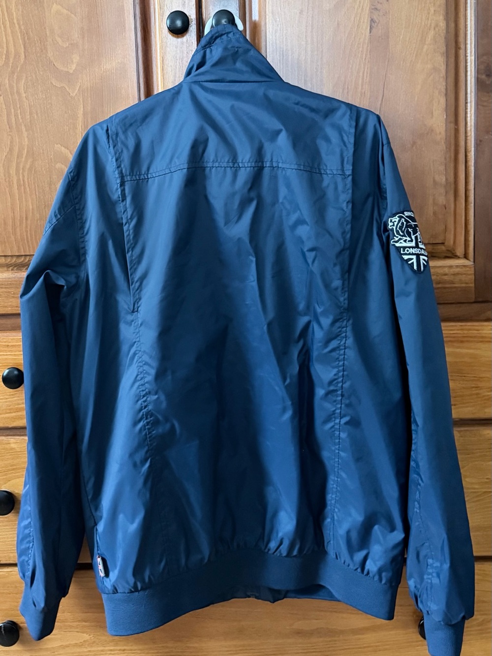 Lonsdale London Men's Navy Lightweight Windbreaker Jacket - Picture 2 of 7